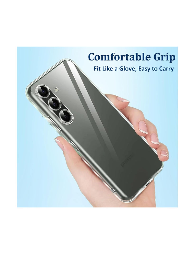 جراب شفاف لهاتف Samsung Galaxy A36، جراب سيليكون ناعم بسيط، مقاوم للصدمات والخدش - Image 3