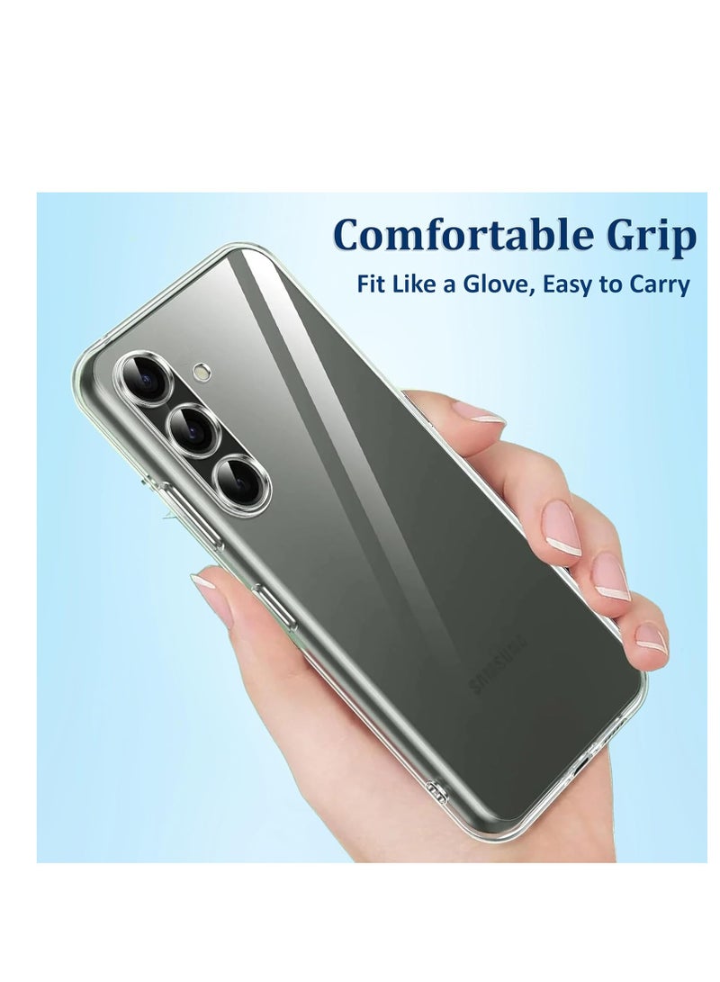 جراب شفاف لهاتف Samsung Galaxy A36، جراب سيليكون ناعم بسيط، مقاوم للصدمات والخدش - Image 5