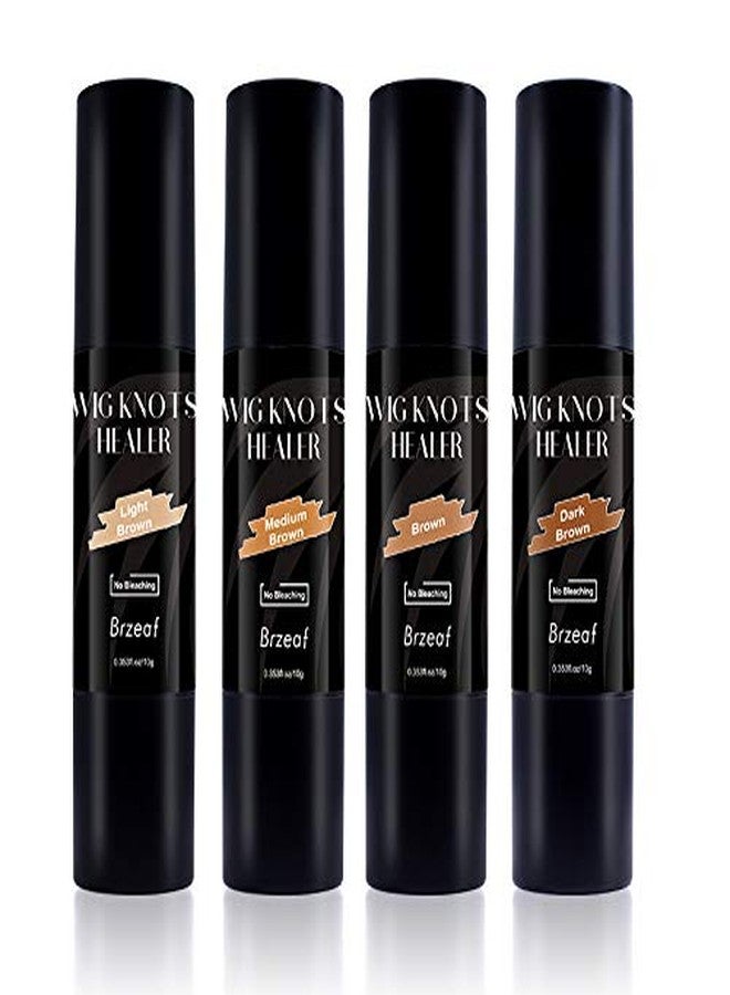 N\D ND Wig Lace Dyeing Stick Portable Sweat-proof Hair Care Dye Concealer Stick for Lace Wigs & Frontal Part & Hairline, Easy to Color (Medium brown) - Image 2