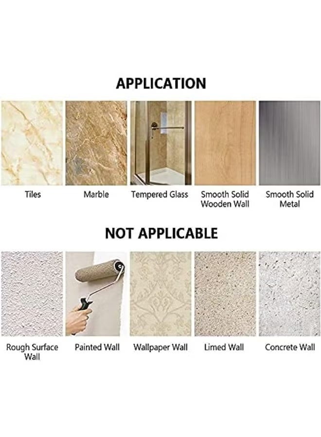 2 Pieces Bathroom Organizer Corner Shelf, Anti-Rust Stainless Steel Shower Shelf, Mounting Labels Marking, No Drilling Required - Image 5