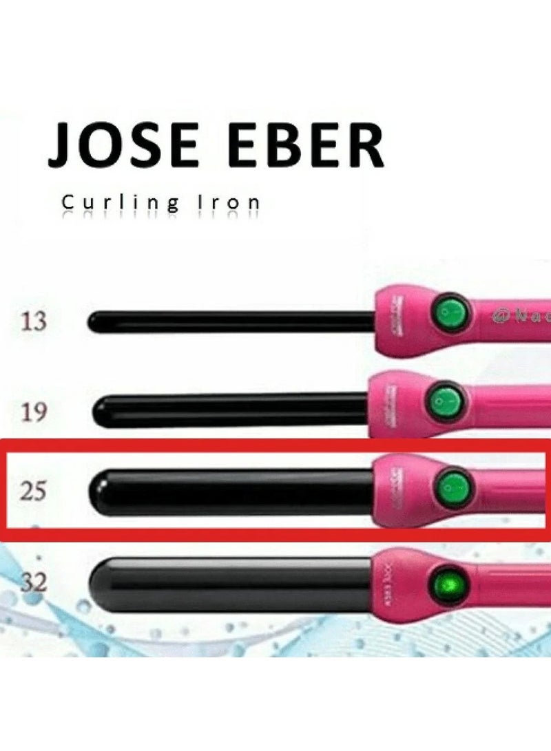 JOSE EBER Fair Juicy Ypres Curling Iron PinkBlack 25mm - Image 5