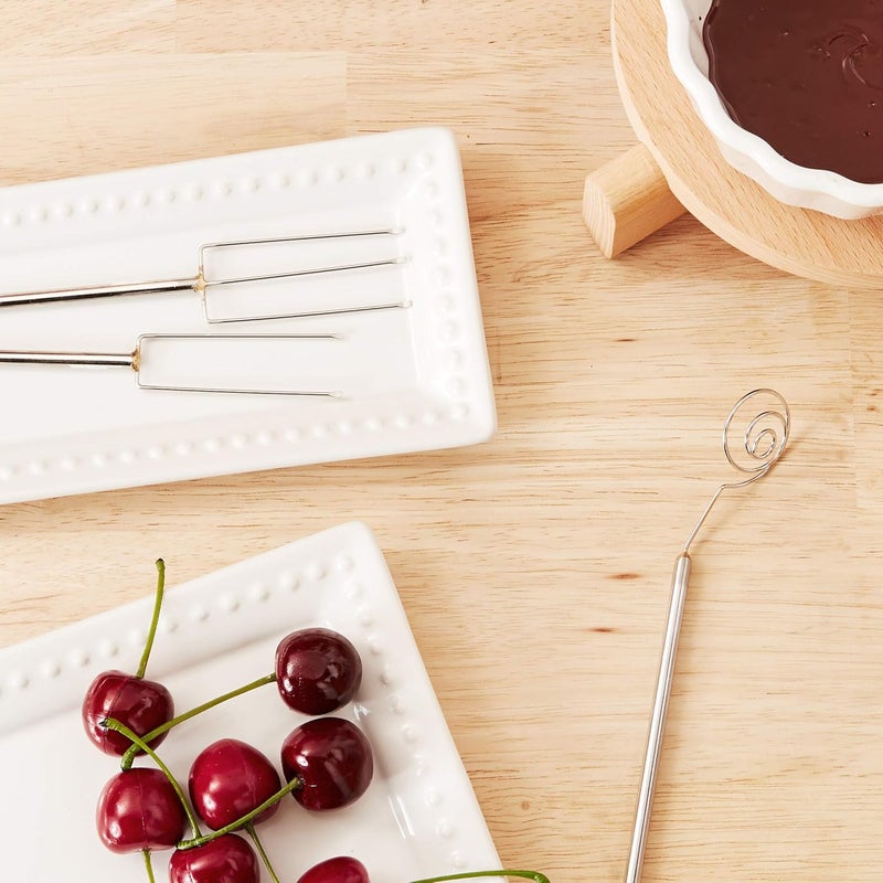 Fox Run 3-Piece Chocolate Dipping Set, Set of 3 Stainless Steel Fondue Tools - Image 5