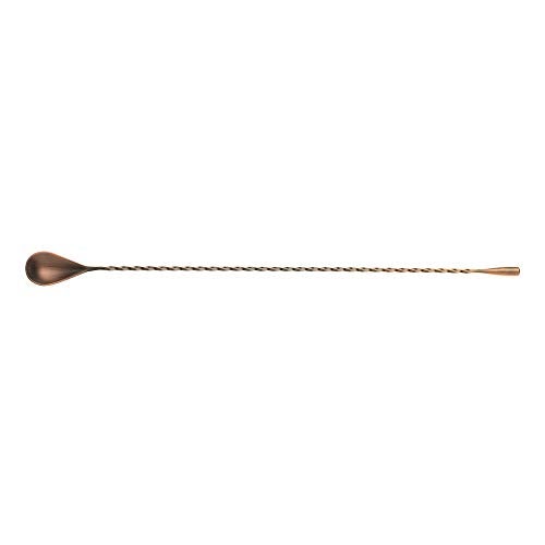 Barfly Bar Spoon, Teardrop End 15 3/4" (40 cm), Antique Copper - Image 1
