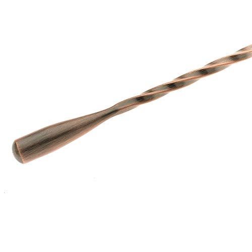 Barfly Bar Spoon, Teardrop End 15 3/4" (40 cm), Antique Copper - Image 4