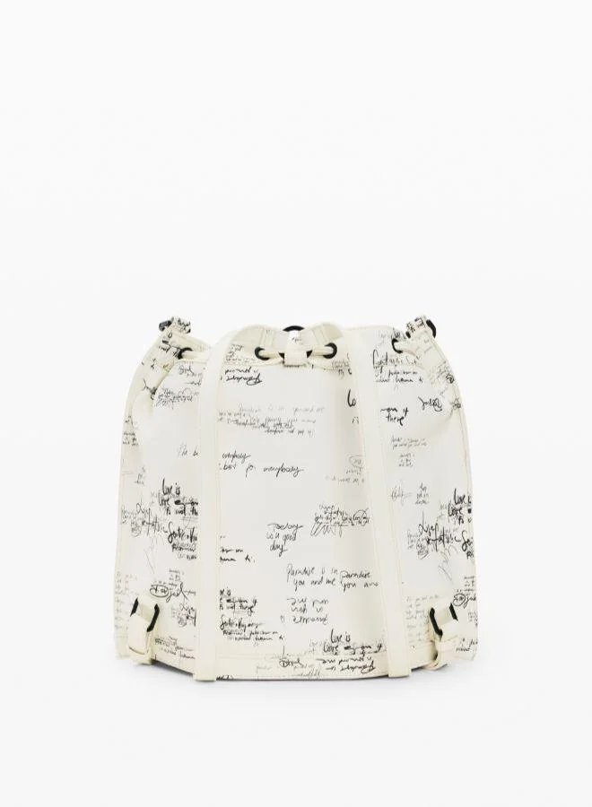Medium backpack lettering