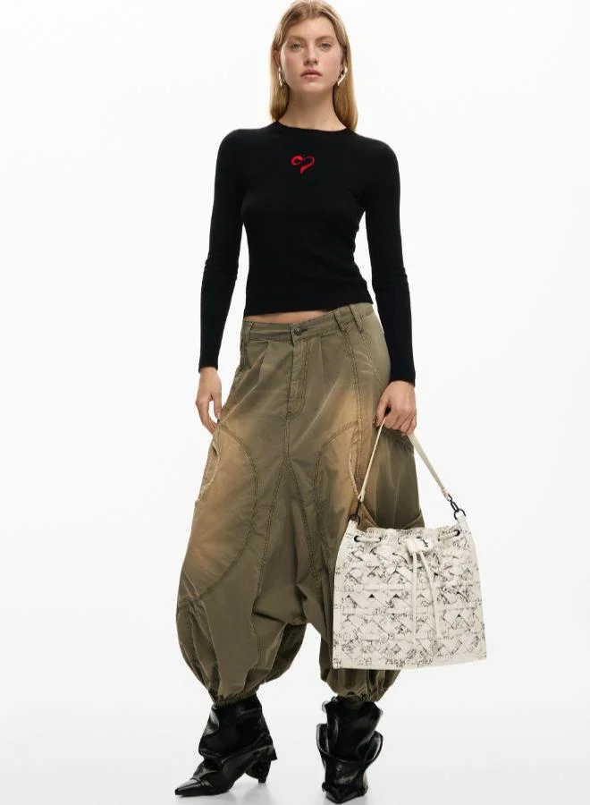 DESIGUAL Beige Medium backpack lettering for Women | Best Price UAE