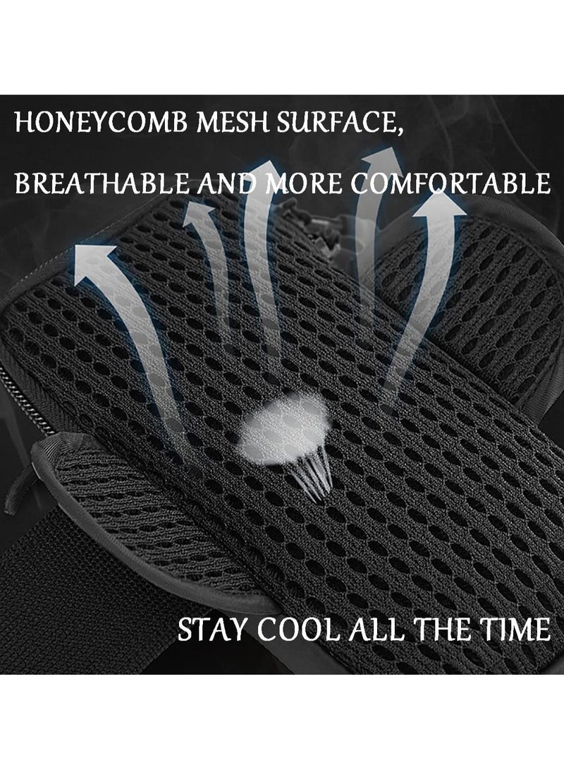 KASTWAVE Phone Armband Sleeve for Running, Universal Sports Armband for All Phones, Cell Phone Holder Armband for Exercise Workout Walking Gym (Black) - Image 4