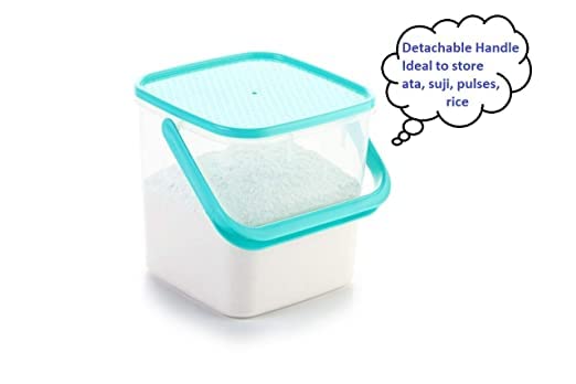 QUALIZA Multipurpose Plastic Handhold Container Box For Kitchen Storage 5 litres multi color 2 Pcs - Image 2