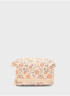 Ginger Cherry Print Cosmetic Bag  - Image 2