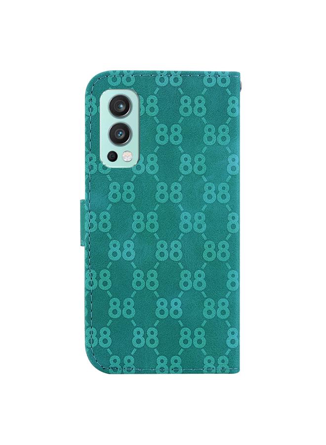 S-TOP Case For OnePlus Nord 2 5G Double 8-shaped Embossed Leather Phone Case - Image 3