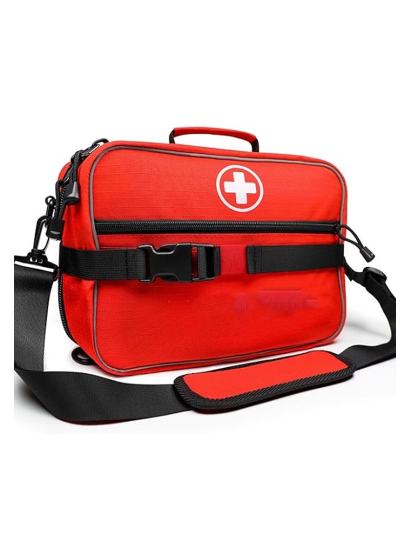 general Portable Medical Kit Outdoor Travel First Aid Kit Home Medicine Organizer Bag Emergency Medical Kit Lightweight Portable Medical Storage Pouch - Image 1