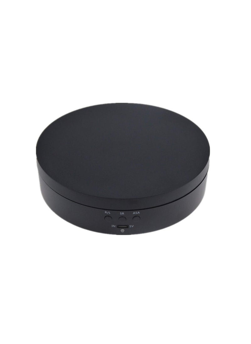 AIGICO AIGICO Motorized Rotating Stand 54Inch Max Loading 66Lb Battery USB Use Display Turntable for Jewelry Cake 3D Curing Resin Prints Spinner ShelfBlack 