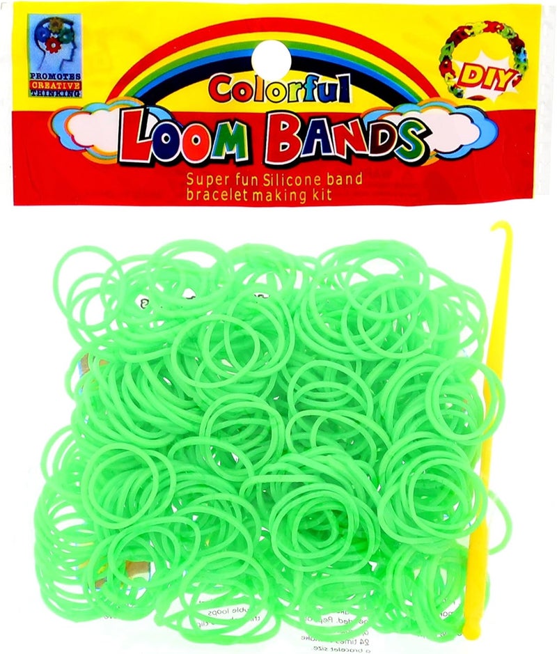 كرات شعر بلون فضي من Rainbow Loom