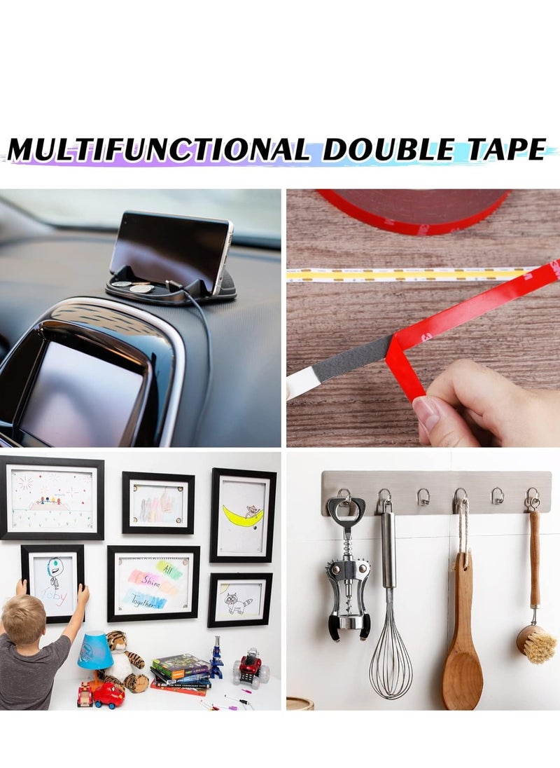 Generic - 3M Heavy Duty Double Sided Tape - 10mm x 3m, 1.1mm Thick, Mounting Adhesive Foam Tape for Automotive, Home, Office Decor (10mm x 3m) - Image 1