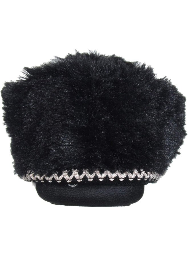 Dearfoams Dearfoams Unisex-Child Mia Kids Faux Fur Closed Back with Heart Detail Slipper  - Image 3