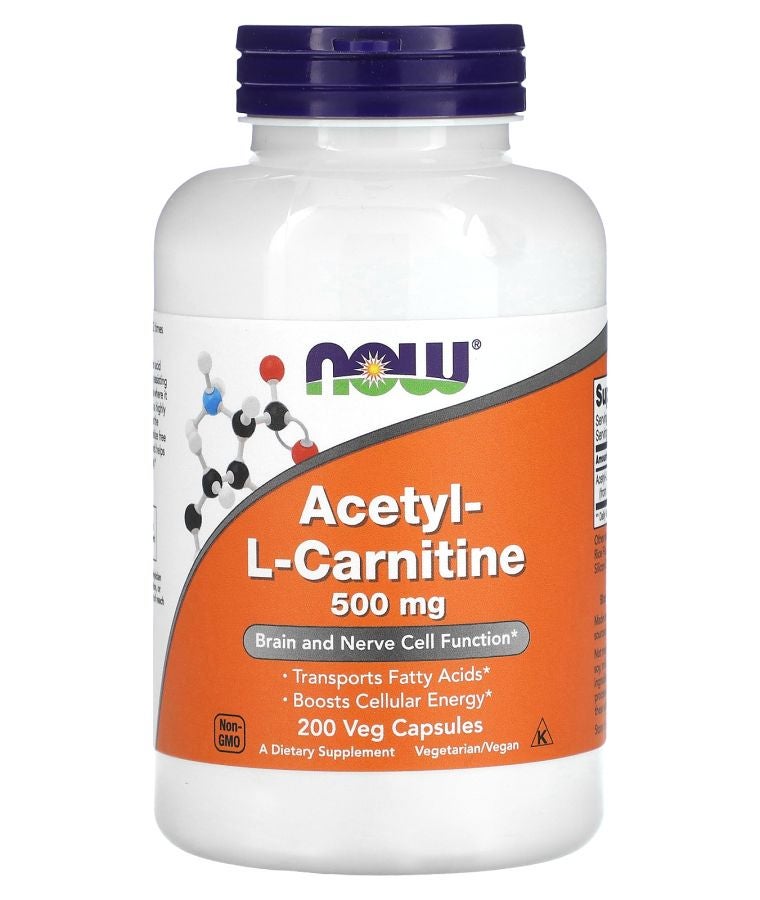 Acetyl-L-Carnitine 500 mg 200 Veg Capsules