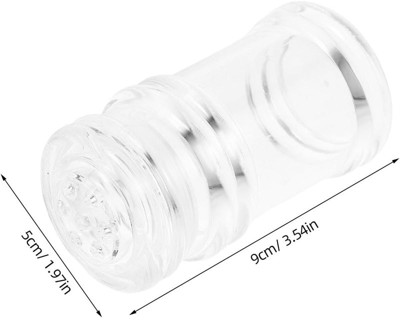 2pcs Refillable Crystal Seasoning Bottles Set with Salt and Pepper Shakers, Kitchen Condiment Dispensers for Cooking and Dining - Image 2