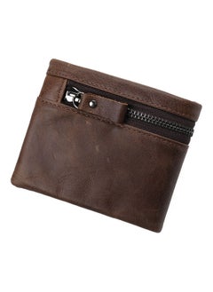 Zipper Detail Leather Wallet Dark Brown - pzsku/Z20BF26321F759C0D0997Z/45/_/1740855439/3b13f7a9-1109-419b-89fe-5c55ad1b0290