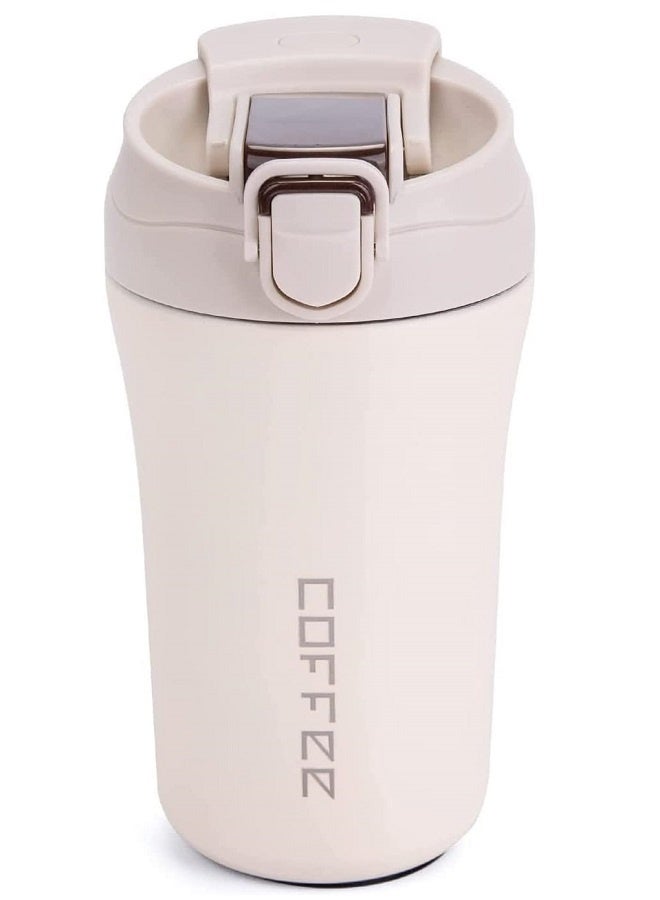 Thermal Mug with Straw White 420ml 