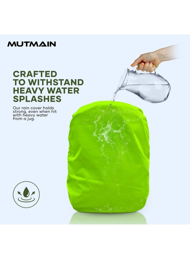 MUTMAIN Bag Cover Waterproof 40L to 50L Rain Cover for Backpack Bags, Tail Bag Cover, Treking Bag Covers Dust Proof, Rainproof, Rubberized Material, Elastic Adjustable Size(BPPARROT-45LTO60L) - Image 4