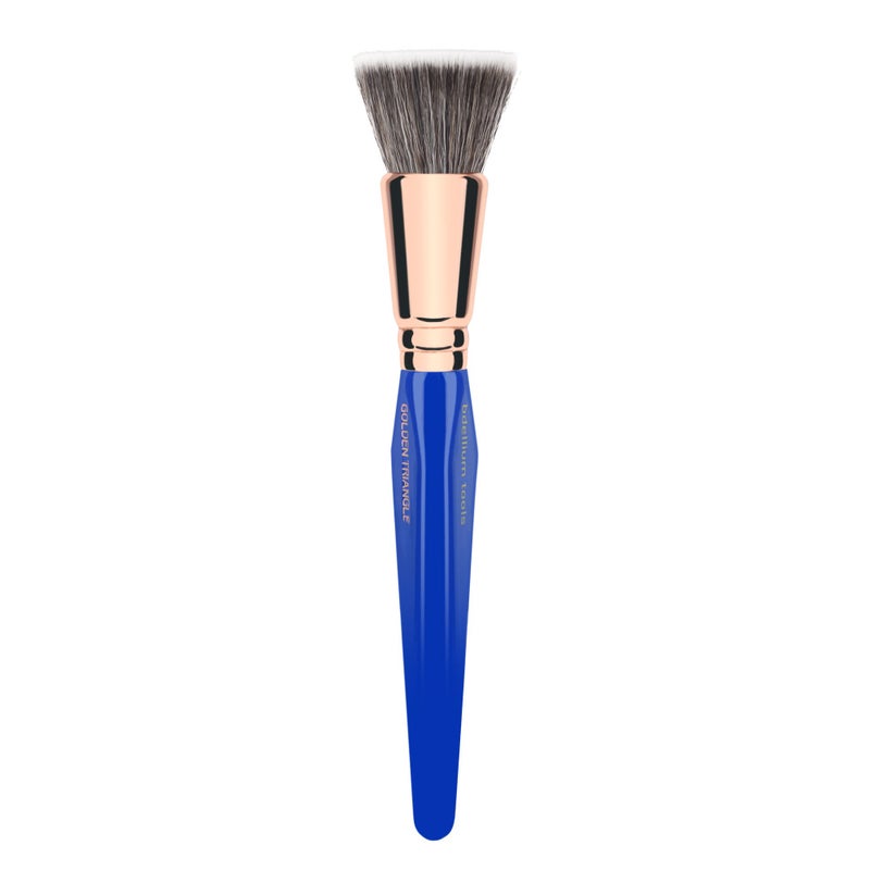 Bdellium Tools Professional Makeup Brush - Golden Triangle 957 Precision Kabuki - With All Vegan and Soft Synthetic Fibers, For Versatile Application (Blue, 1pc) - Image 5