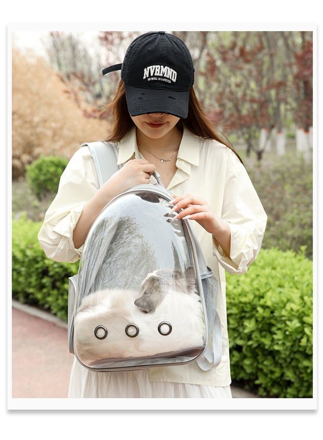 Generic Pet Backpack for Cats - Portable Transparent Space Capsule Design  - Image 2