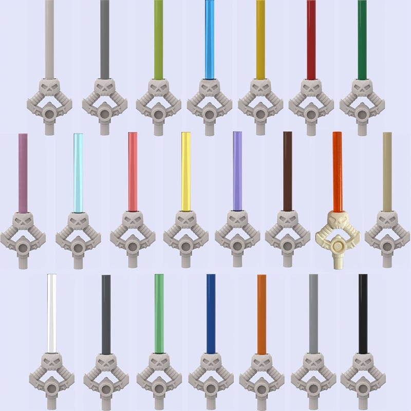 Mini Building Blocks White Threaded Sword Knight Castle Guardian Warrior Cartoon Movie Model Toy Dressing Scene Christmas Birthday Gift - Image 1