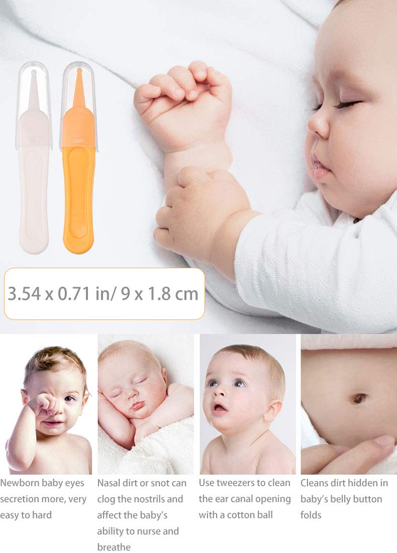 ONWON 4 Pieces Nose Cleaning Tweezers Safe and Effective Clip Care Ear Nose Navel Clean Tool Nipper Plier Pincet Forceps - Image 3