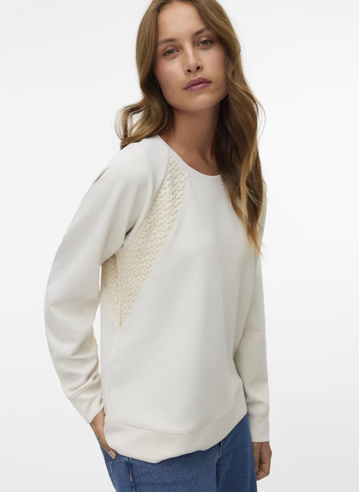 VERO MODA VMINIMA Long Sleeve Sweatshirt - Image 1