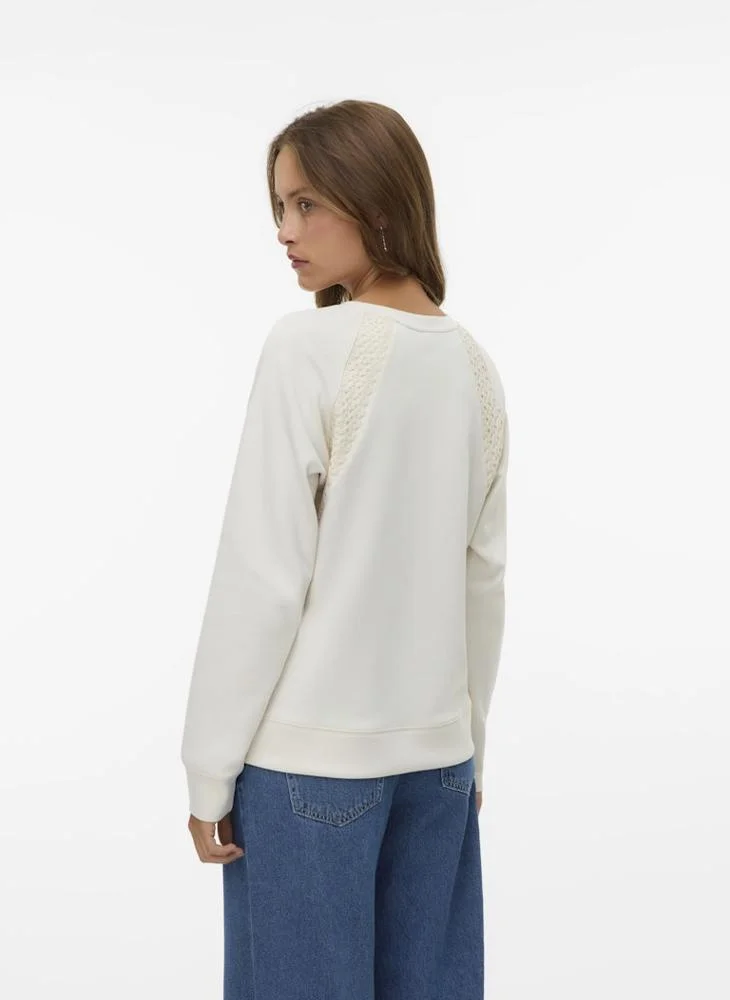 VERO MODA VMINIMA Long Sleeve Sweatshirt