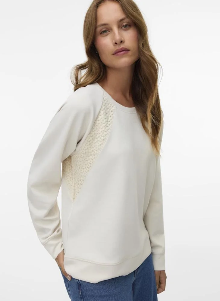 VERO MODA VMINIMA Long Sleeve Sweatshirt