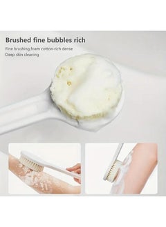 EasyLife Long Handle Nylon Bath Brush Soft Body Scrubber Shower Exfoliator  - Image 5