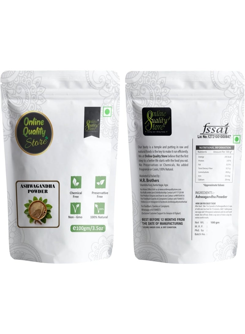 Online Quality Store Ashwagandha Powder - 100g - Image 3