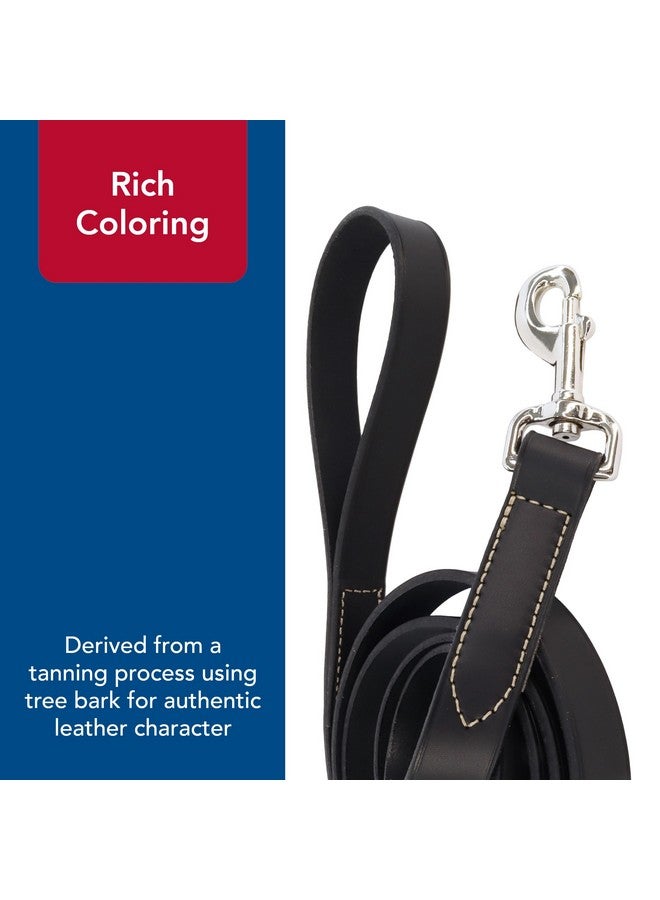 كوستال مقود الكلب Coastal Pet Circle T من الجلد المدبوغ بلون البلوط - ملحق متين للكلاب مثالي لتدريب المقود - أداة مريحة للجراء والكلاب مصنوعة من جلد محبب بالكامل - لون بني فاتح، 3/8 بوصة × 6 أقدام - Image 5