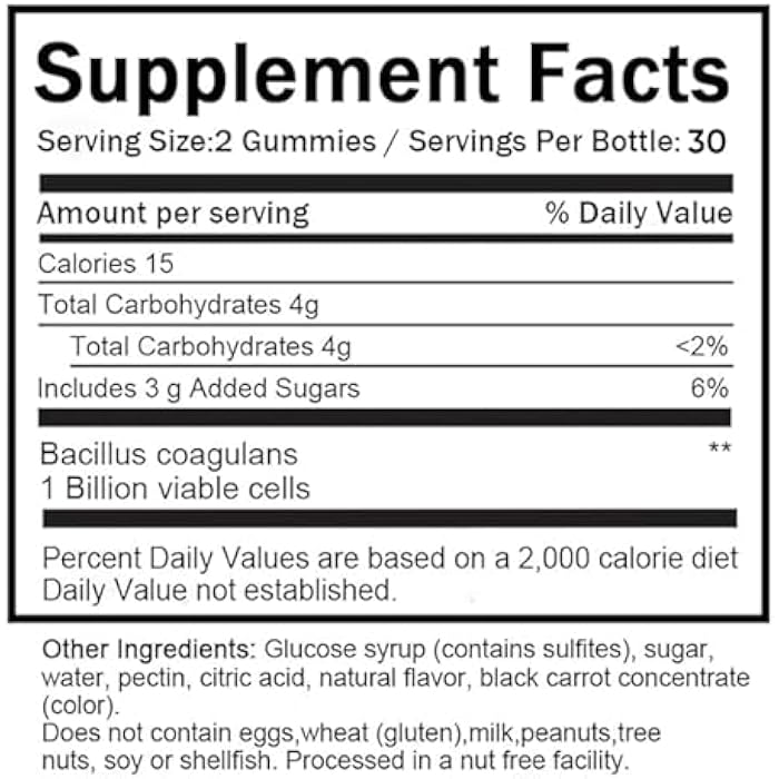 jinmao Clean Fiber Gummies for Men, Clean Prebiotic Fiber Gummy Supplement, Digestive Gut Health 60 Gummies - Image 2