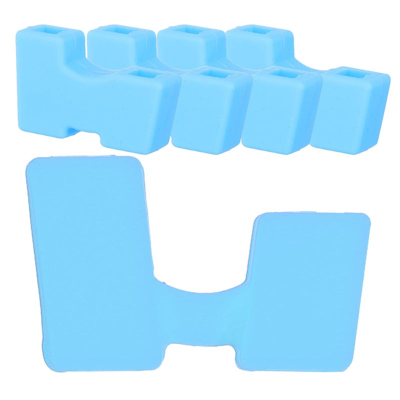 5Pcs Non Slip Silicone Chopstick Training Aid Set with Connector for Kids and Seniors - Image 2