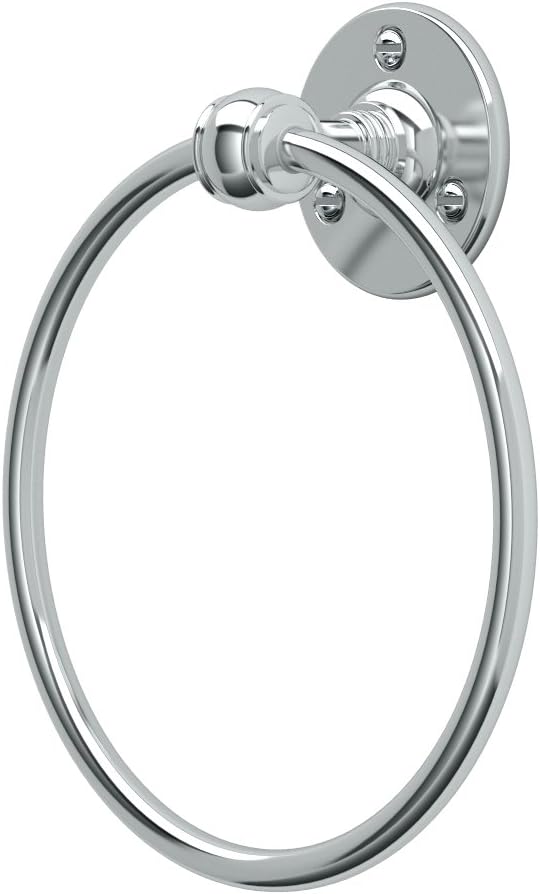 Gatco 4412 Cafe Towel Ring Chrome 65in L x 65in W x 65in H - Image 1