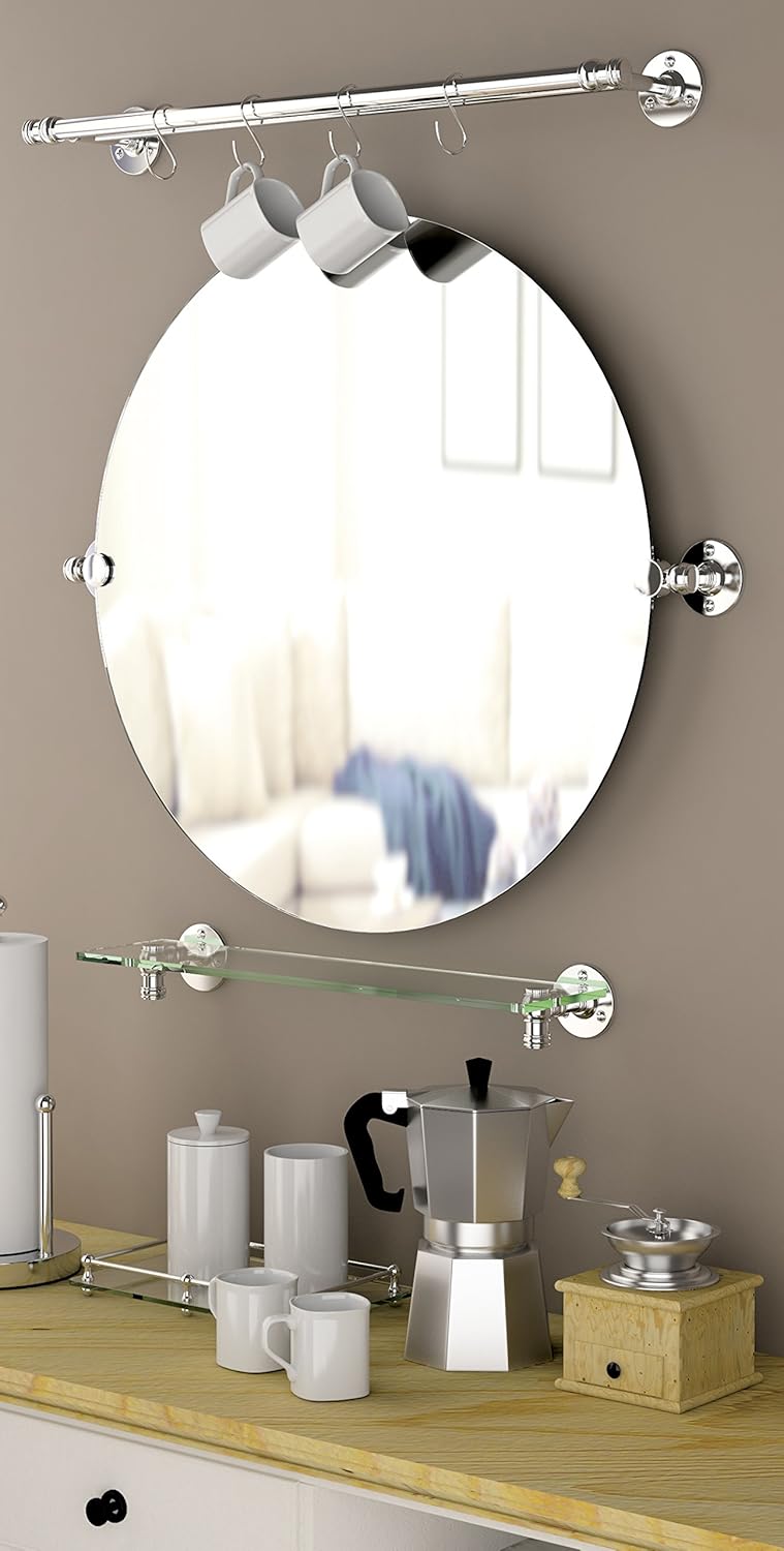 Gatco 4412 Cafe Towel Ring Chrome 65in L x 65in W x 65in H - Image 3