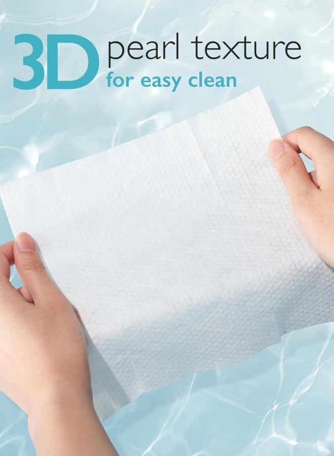 Wet Wipes,Baby Wipes,Cleansing Unscented Wipes,Baby Care Wipes,Plastic-Free Plant-Based Fibers Wipes,80 Count/Packs (5 Packs) - Image 5