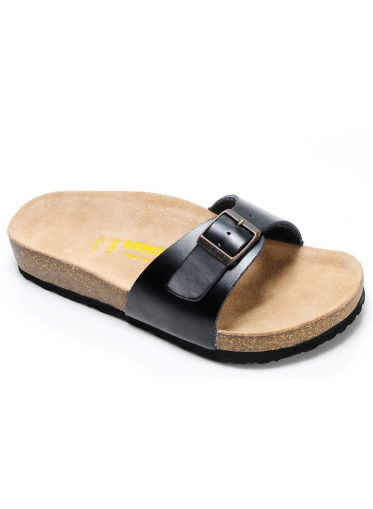 BIRKENSTOCK Cork Sandals for Men and Women - Summer Beach Casual Slides, Flat Platform, Buckle Strap, Open Toe - Image 2