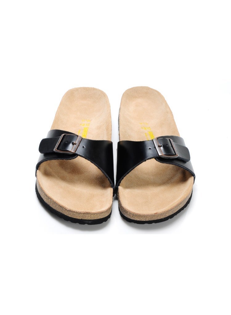 BIRKENSTOCK Cork Sandals for Men and Women - Summer Beach Casual Slides, Flat Platform, Buckle Strap, Open Toe - Image 3