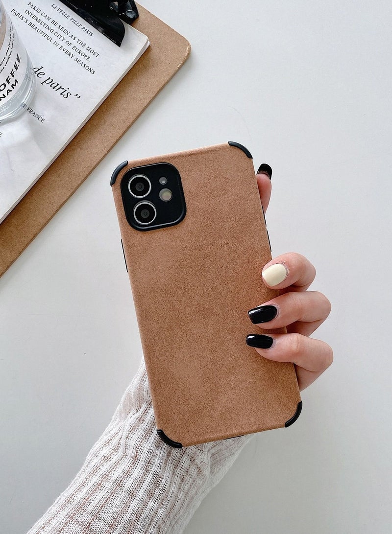 Loquat Suitable For iPhone Series Solid Color Mobile Phone Case