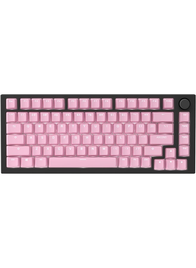 Glorious Gaming 123X Abs Doubleshot Keycaps V2 (Us Base Set) - Dual Moulded Design, Guaranteed To Never Fade, Rgb Friendly With Clear Legends, Fits Any Mx-Style Stem, Us Layout - Pink - Image 5