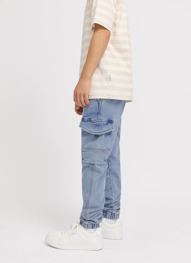 Jack & Jones Junior - Kids Essential Slim Fit Pocket Jeans - Image 1