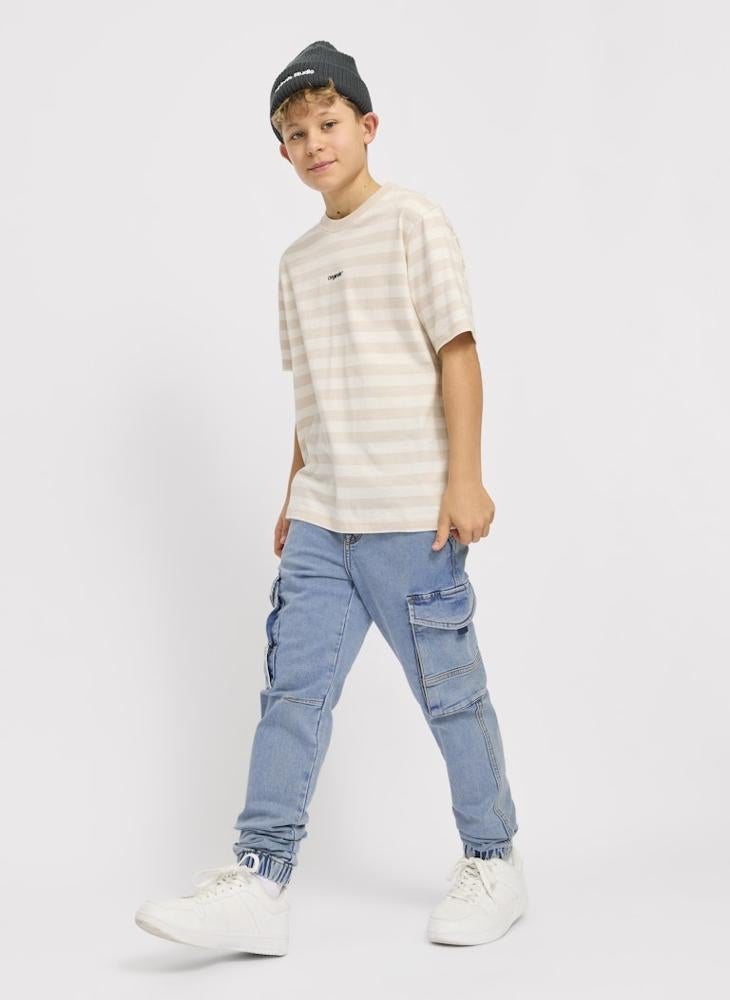 Jack & Jones Junior - Kids Essential Slim Fit Pocket Jeans - Image 1