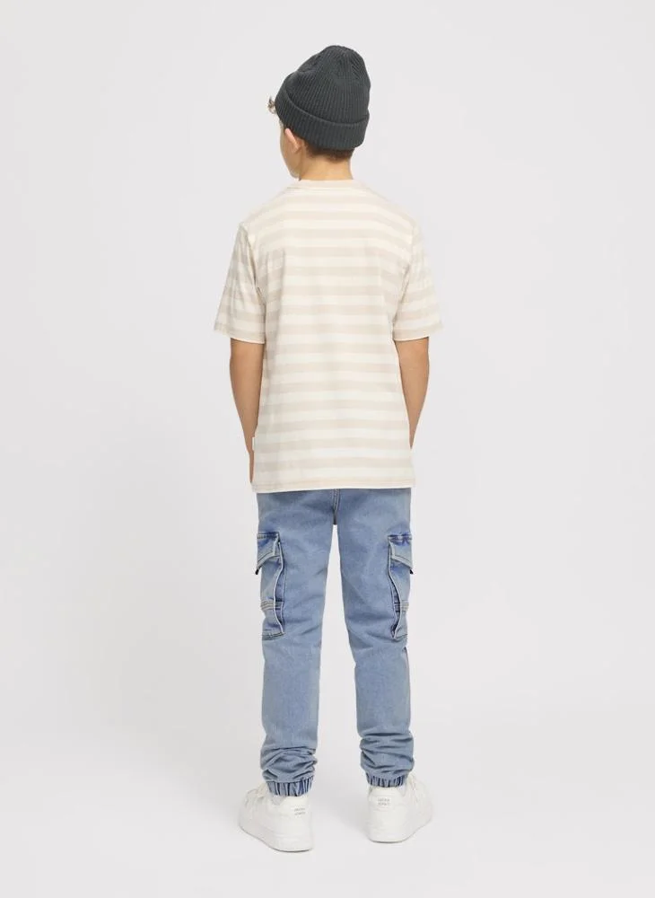 Jack & Jones Junior Kids Essential Slim Fit Pocket Jeans