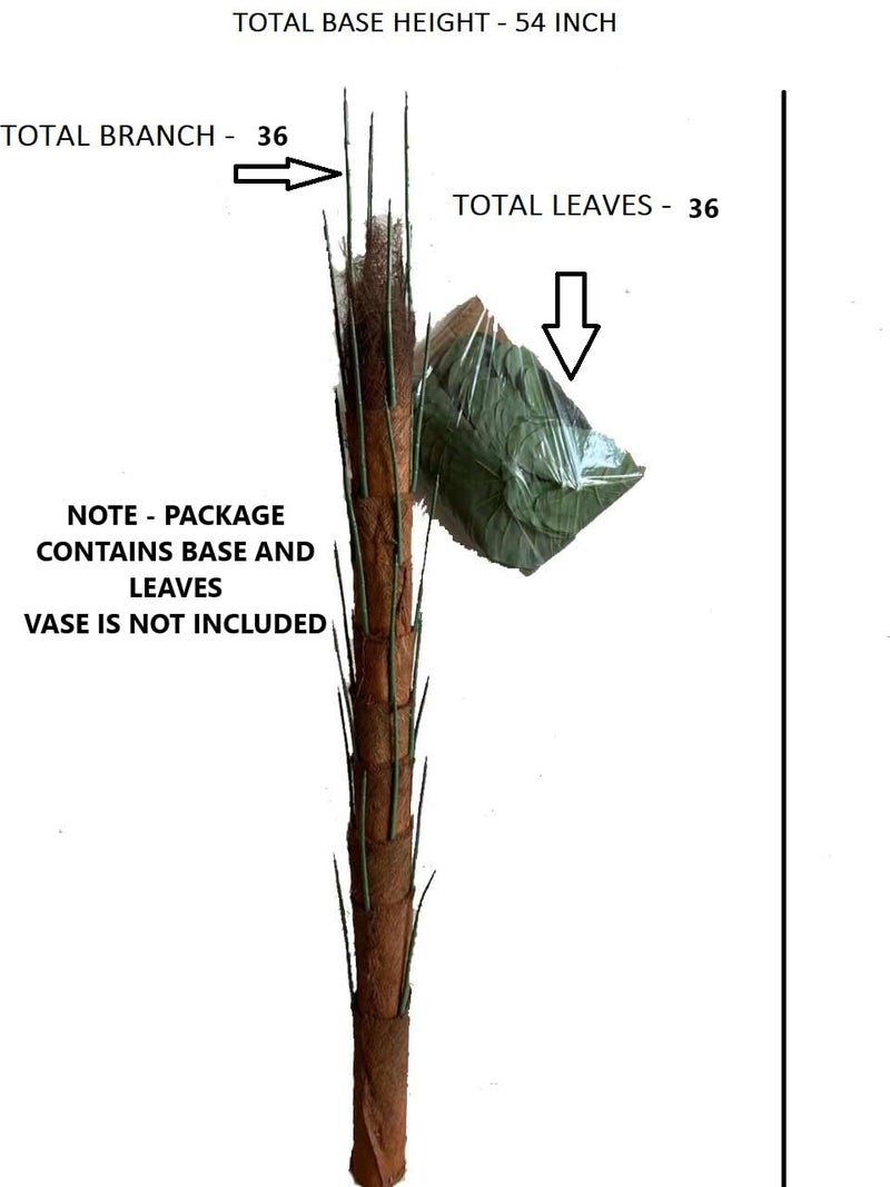 Kaykon Big Artificial Tree Money Plant Tree for Home Decor Without Pot - 5 Feet/60 inch - Image 4