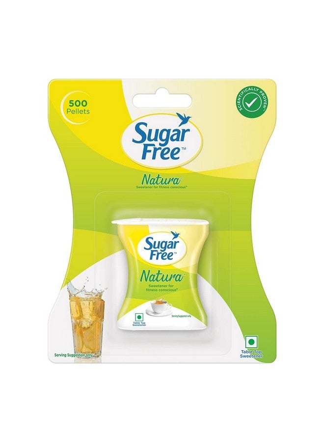 Sugar Free Sugar Free Natura, 500 Pellets|100% Safe| Scientifically Proven & Tested|Sweet like Sugar but with zero calories| 42.5g  - Image 1