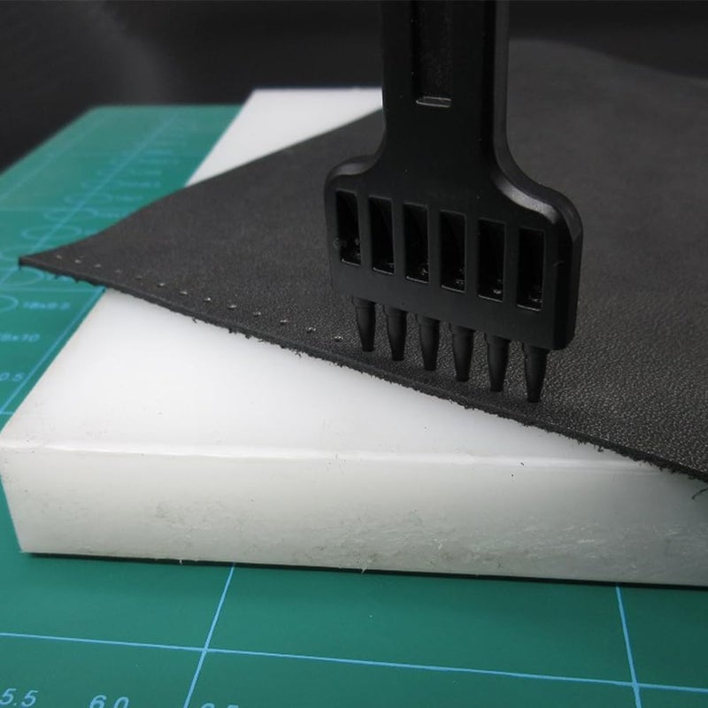 Utoolmart Leather Punch Pad Plastic Mute Punching Hole Mat Stamping Cutting Board for DIY Sewing Craft Tool 7.87 x 5.91 x 0.31 inch 1pcs - Image 4