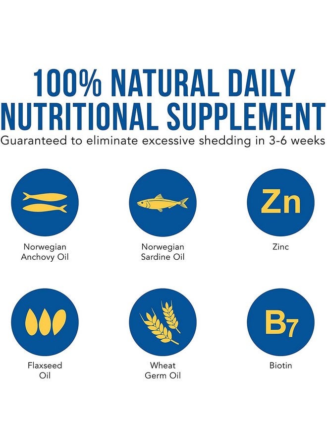 SynergyLabs Shed-X Liquid Dog Supplement, 32oz - 100% Natural - Helps Dog Shedding, Fish Oil for Dogs Supports Skin & Coat, Dog Oil for Food with Essential Fatty Acids, Vitamins, and Minerals - Image 2